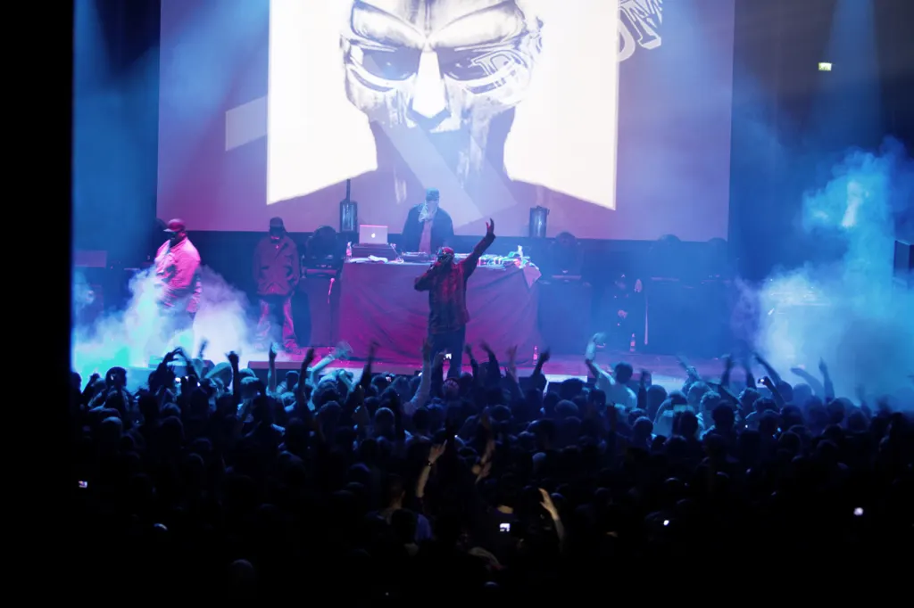 MF DOOM performing at the Roundhouse, London